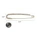 TQS Clothes Pins - Unique Punk Chic Style Brooch Pin - Golden Simulated Pearls