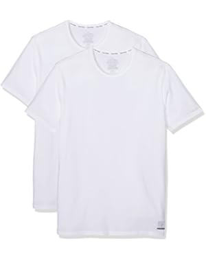 Calvin Klein ID 2-Pack Slim-Fit Crew-Neck Men's T-Shirts, Black