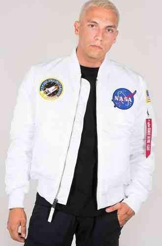 Alpha Industries アルファ インダストリーズ Ma 1 Vf Nasa ジャケット バイク かっこいい Xxl シルバー