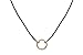 The durable classic bola leather eyeglass necklace with metal loop