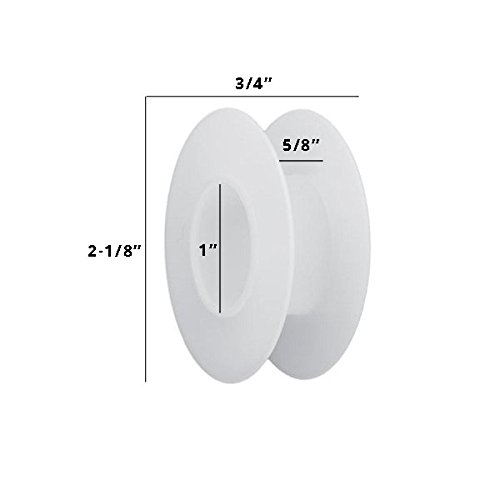 Bulk Plastic Utility Spools - Empty Plastic Wire or Tape Spools (Pack of 100)