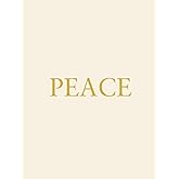 Peace: Christmas Decorative Book | Elegant Holiday Accent for Coffee Tables, Shelves, and Mantels