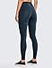 CRZ YOGA Women’s Naked Feeling High Waist Sports Tight Yoga Leggings-28 Inches True Navy 28” S(4/6)thumb 2