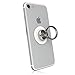 Sinjimoru Phone Ring Holder Attachable to Magnet, Kickstand Attachable to Ringo’s Belly Button, Magnetic Car Mount or Phone Mount for iPhone and Android Smartphones. Ringo, White