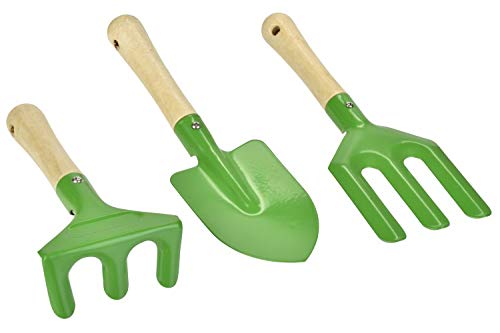 Discovery Toys Junior Garden Tote Set with Kid-Sized Real Tools & Watering Can