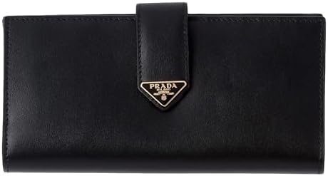 Amazon.com: Prada Women's Black Nylon Long Wallet with Card Slots