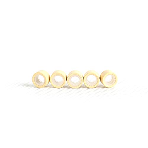 200Pcs Beads Silicone Aluminium Micro Nano Rings 3mm Lined For I Tip/Nano Hair Extensions Tool Beads (1 Bottle, Blonde Color)