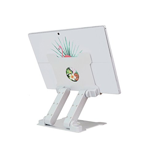 Tablet Stand Holder, Kabcon Multi-angle Adjustable Aluminum Tablets Holder for Microsoft Surface Pro Pro1 Pro2 Pro3 Pro4 , 6-12in iPad, Air, Mac & Kindle, Mount for Home, Office & Countertop Silver ...