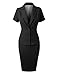 LE3NO Womens Formal Office Business Blazer and Skirt Suit Set Made in USA