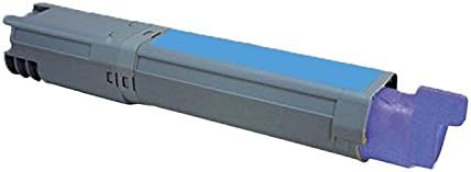 Office Bee Compatible 1 Pack OKI 43459303 Toner Cyan Cartridge for Okidata C3400, C3400n, Page Yield for 2000 pages-Cyan