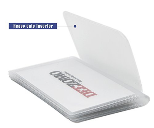 SET OF 2 Wallet Inserts Replacement 6 Page Card Holder for Bifold or Trifolds Wallet