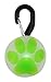 Nite Ize PetLit LED Collar Light, Dog Or Cat Collar Light, Replaceable Batteries, White LED Green Paw Design