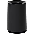 Ideaco TUBELOR Classic Designer Round Trash Can Conceals any Plastic Bag, 1.7 Gal, GLOSS BLACK