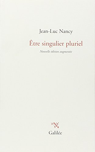 Être singulier pluriel