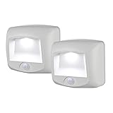 Mr. Beams MB532 Motion-Sensing LED Step/Stair Light, 2-Pack, White