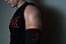Gymreapers Elbow Sleeves (1 Pair) W/Wrist Wraps - Support & Compression for Powerlifting, Weightlifting, Bench & Tendonitis - 5mm Neoprene Sleeve - For Men & Women (Black/Red, Medium)