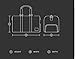 Herschel Strand Duffel Bag, Black, One Size