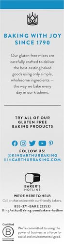 KING ARTHUR FLOUR GLUTEN FREE PIE CRUST MIX, PACKAGING MAY VARY, 14 OZ