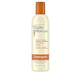 Neutrogena Triple Moisture Silk Touch Leave-In Cream For Dry And Damaged Hair, 6 Fl. Oz. (Pack of 3)