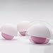 Veesee Portable Dimmable Mushroom Colorful Night Light Include USB Cable Tap Sensor Three Modes Softlight Nightlights for Children Nursery Outdoor Camping (Pink)
