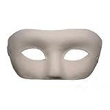 Paper Mache Half Mask