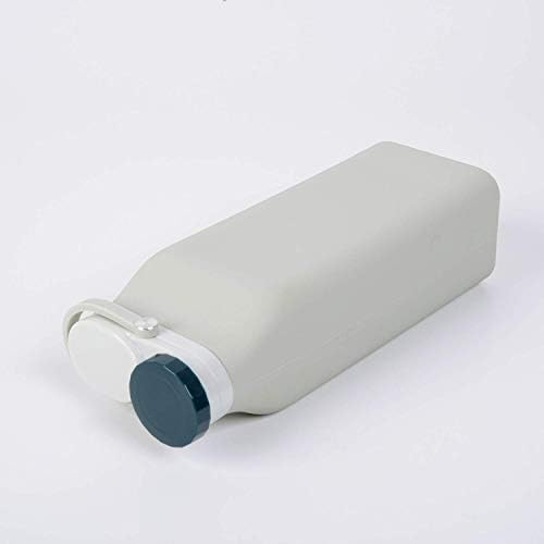 Collapsible silicone water bottle in blue, priced at $11.50 as of Aug 09, 2023.