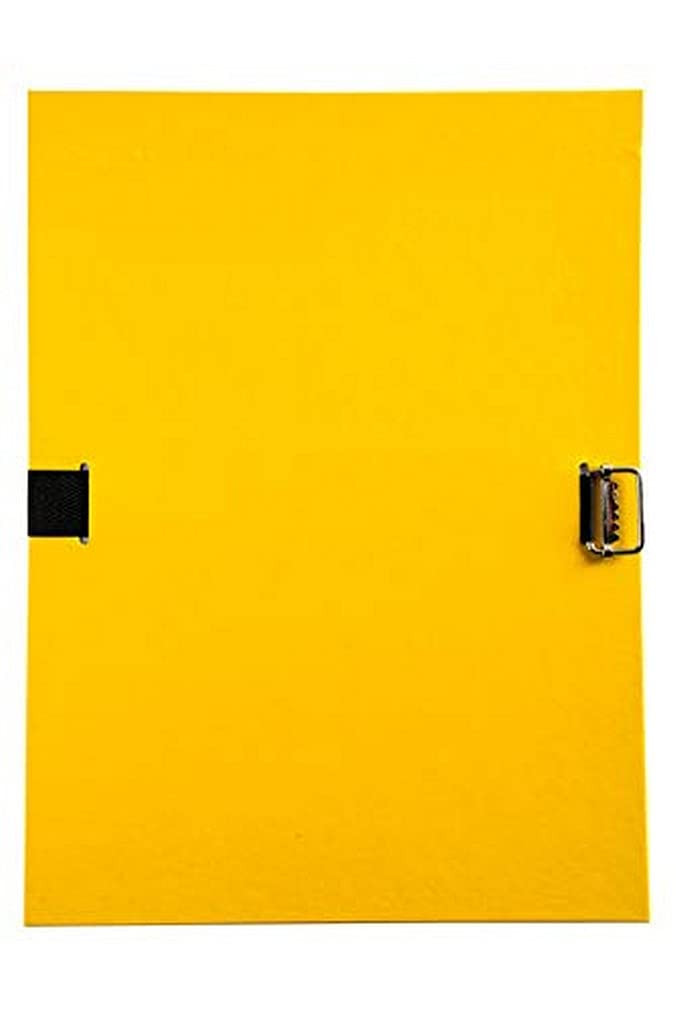 Exacompta - Ref 30106H - PP Expanding Folder - 240 x 320mm in Size, Suitable for A4 Documents, Coloured Adjustable Loop Slide Closure, Protects Documents - Yellow
