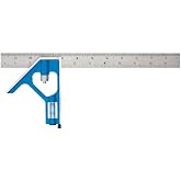 Q Topsun for Empire Level E250 12"" True Blue Stainless Steel Blade Combination Square