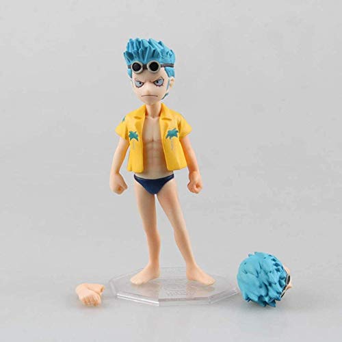 XXSDDM-WJ-Regalo-One-Piece-Portrait-of-Pirates-Franky-Childhood-Edition-PVC-Figure-High-12CM-47Inches-ERJ339