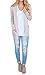 Womens Cardigans Open Front Long Sleeve Knit Cardigan Sweater with Pockets By Chuanqi