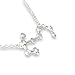 Clayton Online Sales COS (TM) Zodiac Constellation Sign Symbol Pendant Necklace (Scorpio Silver)