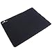 Reflex Lab Large Gaming Mouse Pad Mat, Stitched Edges, Waterproof, Ultra Thick 5mm, Silky Smooth- XL Mousepad 15”x11” Black