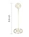 Place Card Holder 8.6 Inch Table Number Card Holders Table Picture Photo Holder Stand Wire Memo Holder Clips Menu Note Name Holders for Wedding Party- 10pcs (Gold 23cm)
