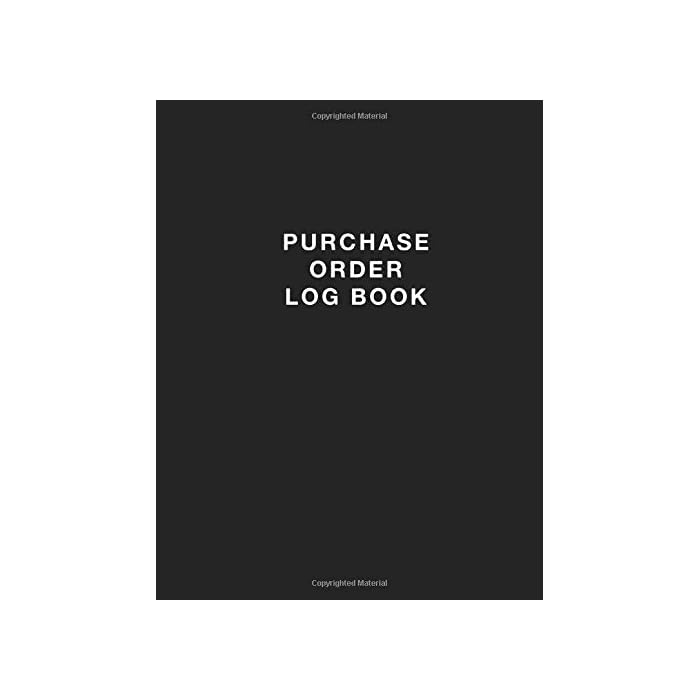 Buy Purchase Order Log Book Simple Purchase Order Tracking Book Online
