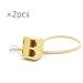 2PCS RJ11 Male to Female Two Way Telephone Splitter Converter Cable
