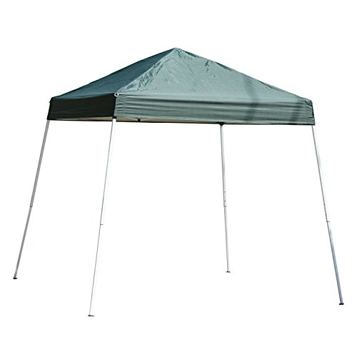 Outsunny 10′ x 10′ Slant Leg Pop Up Canopy Tent – Green
