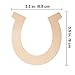 Winlyn 36 Pcs Unfinished Wood Horseshoe Cutouts Ready to Paint Wooden Wedding Horseshoe Bulk Horse Birthday Party Supplies Western Themed Place Cards Gift Favor Craft Project Wedding Brides Ornaments