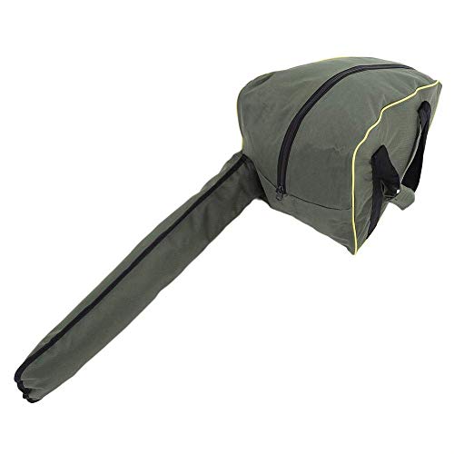 Chainsaw Bag Portable Waterproof Carrying Case for Most Chainsaws Storage Organizer Holder Green