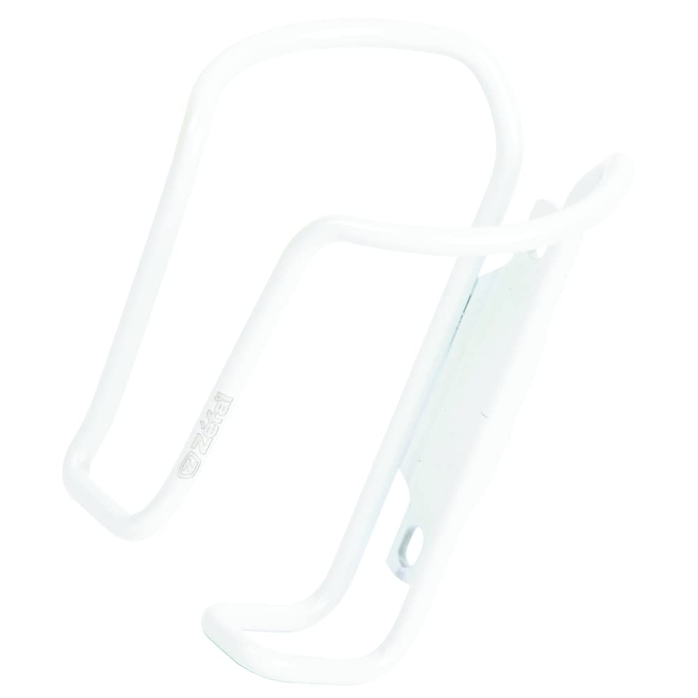 Zefal Pulse Full Alu Bottle Cage - All-Aluminium Bike Bottle Holders - Mountain Bike or Road Bike - White