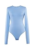 Women Sexy O-neck One Piece Bodysuit Long Sleeve Bodycon Rompers Overall
