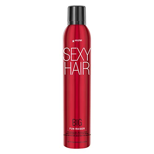 sexyhair big fun raiser espray voluminizador de textura seca, 8.5 oz | retención de hasta 48 horas | volumen agregado | resistencia a la humedad de hasta 24 horas | todo tipo de cabello