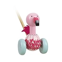 Orange Tree Toys Flamingo Push Along,