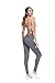 Women Sexy Yoga Pants/Leggings| |Tummy Control & Butt Lifter | Ruched Scrunch| Colombian Design| Gray XL 10-13