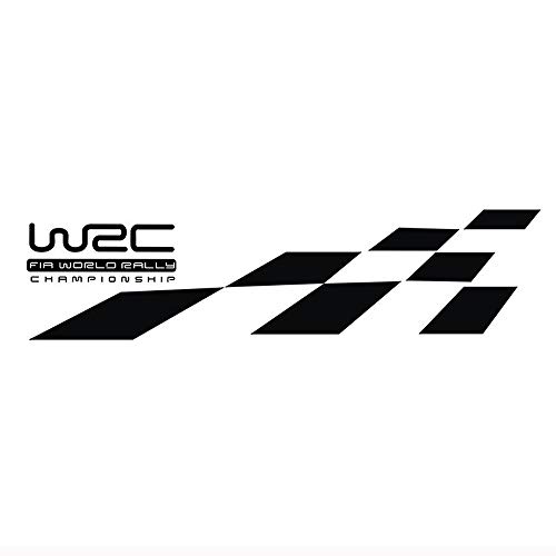i-VIVIAN Universal Sports Racing Stripe Graphic Stickers and Decals for Truck Auto Car Body Side Door (Grid Black) - Thumbnail 3
