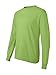 Hanes TAGLESS Long-Sleeve T-Shirt,Lime,Medium
