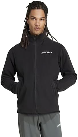 adidas Men's Terrex Multi Climawarm Half-Zip Tech Fleece Hiking