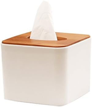 Bathroom Toilet Paper Tissue Box Cover is Finished in Beautiful Vintage White, Bathroom Accessories