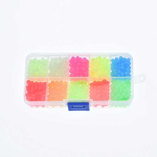 millet16zjh Luminous Beads for Carp Fishing Lures Floating 5mm Glow Accessories 1000Pcs/Set - Thumbnail 2