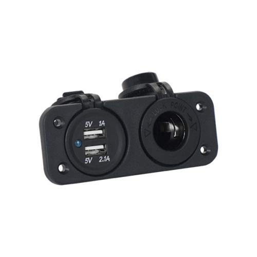 Jl Golf Cart USB & Power Socket Cigarette Lighter DC 12V