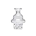 14mm Male 90 Degree 4mm Wall Thick Quartz with Glow Ball Glass Collector